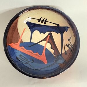 Mid Century Collectible Plate by Artist Thomas Buxo